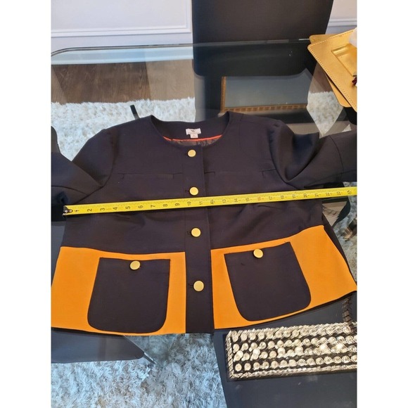 Worthington Women's Black Cotton Long Sleeve Buttons Front Casual Jacket Size XL - Picture 11 of 12